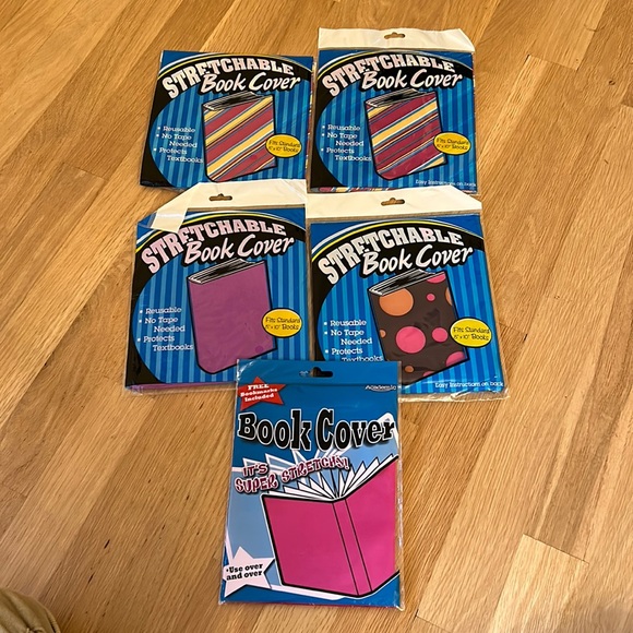 5 Stretchable Book Covers *New* - Picture 10 of 10